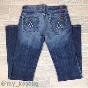 ⬇️$30 7FAM Medium Wash ‘A’ Pocket Jeans